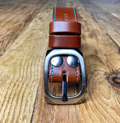 Ceinture cuir Femme Marron