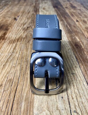 Ceinture cuir Femme Grise