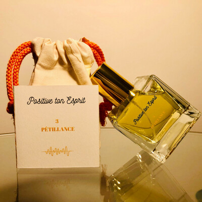 Fragrance d’ancrage Positive ton Esprit ! 
« Pétillance»