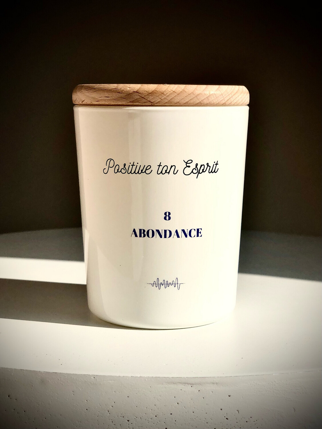 Bougie d’ancrage Positive ton Esprit !  
« Abondance »