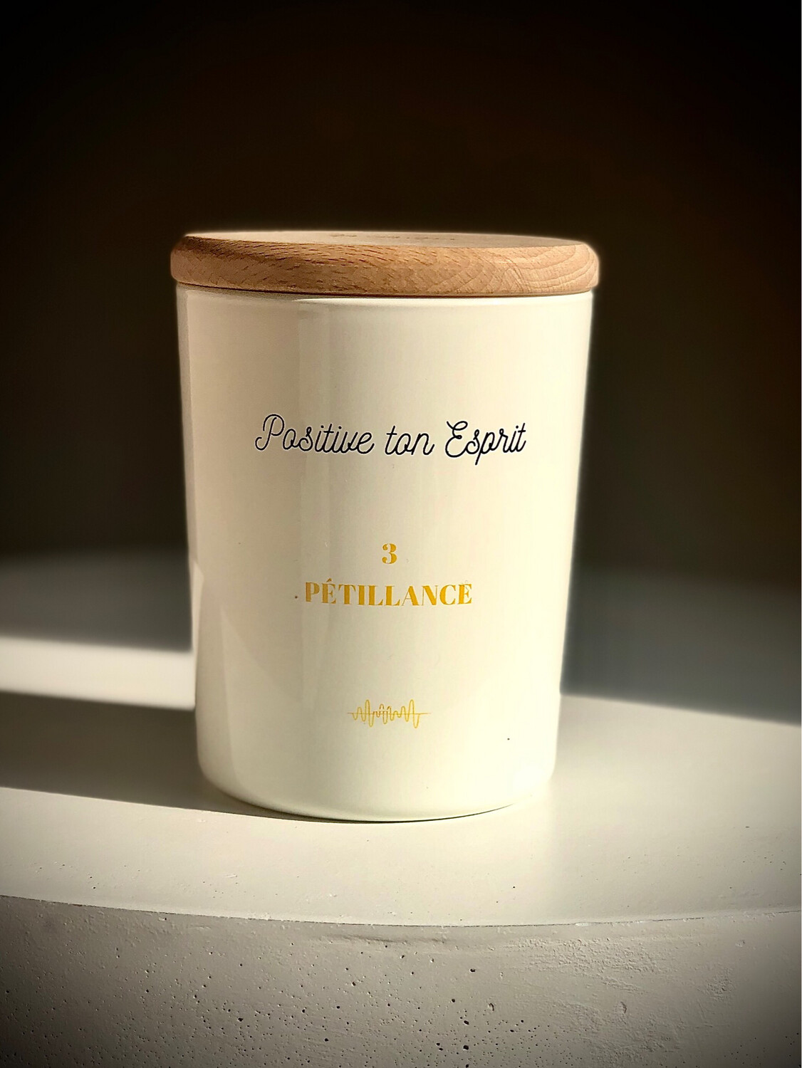 Bougie d’ancrage Positive ton Esprit !   « Pétillance »