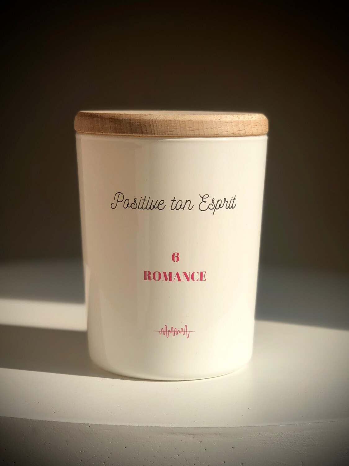 Bougie d’ancrage Positive ton Esprit !  
 « Romance »