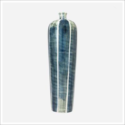 Allegra Large Vase-SB Blue, white, green