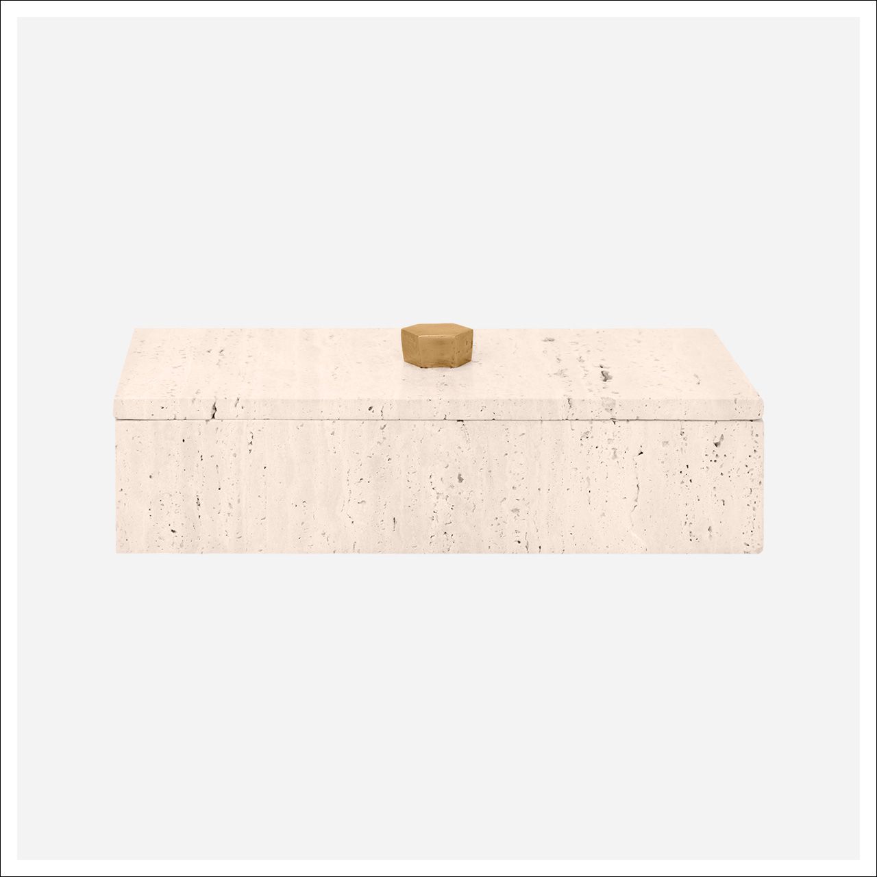 Malena Box White, gold
