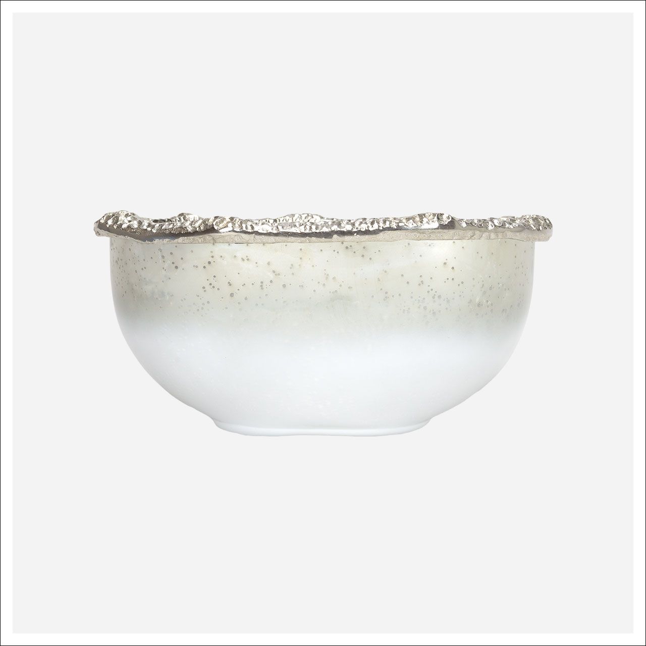 Morgon Bowl White, silver