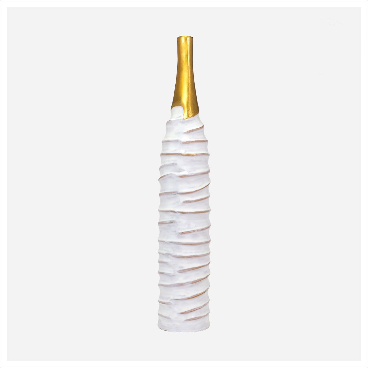 Manuella Tall Bottle-SB White, gold