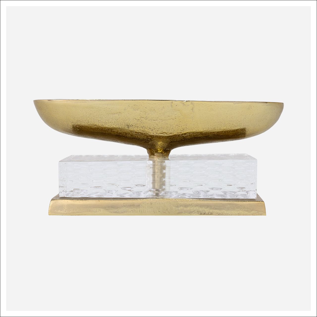 Candace Bowl Gold, clear