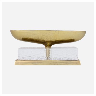 Candace Bowl Gold, clear