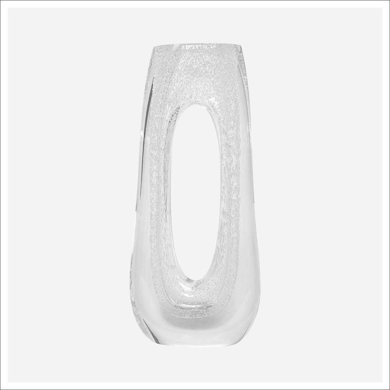 Elric Sculptural Vase Clear