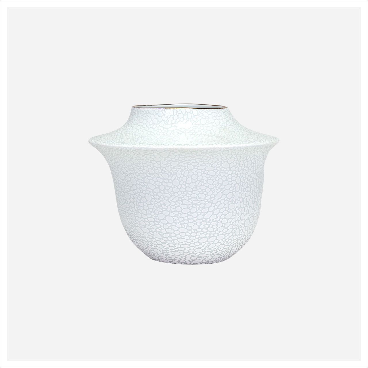 Halen Short Vase White
