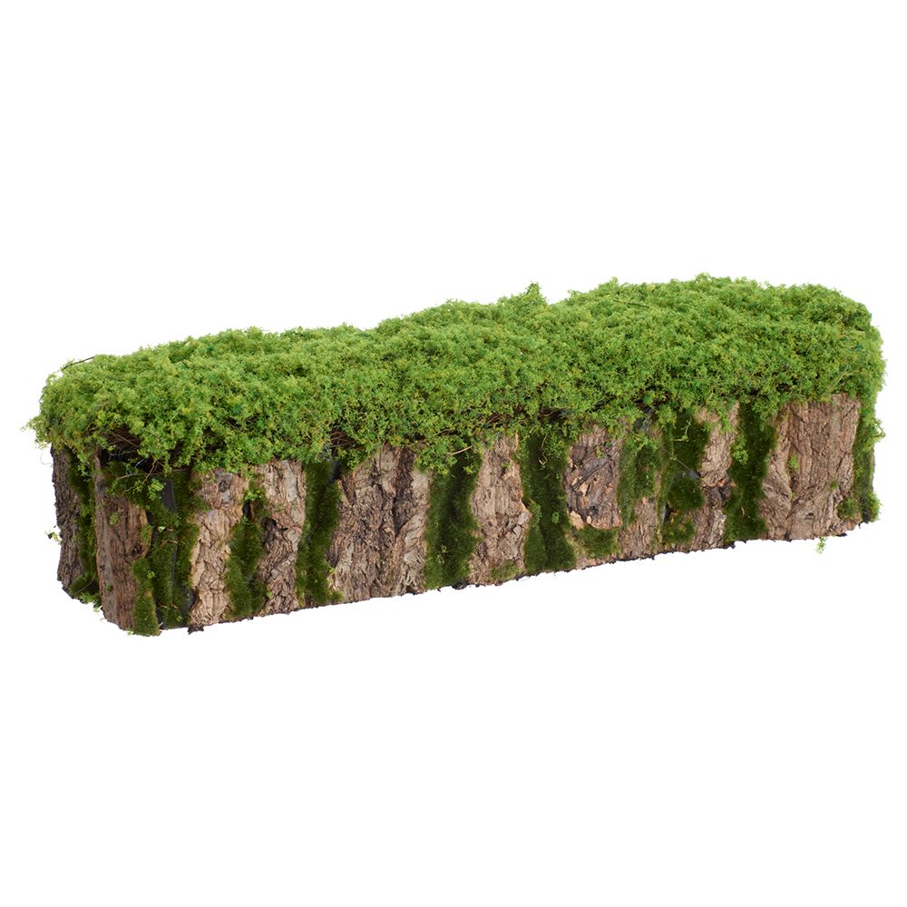 5"HX21"L MOSS STUMP GR