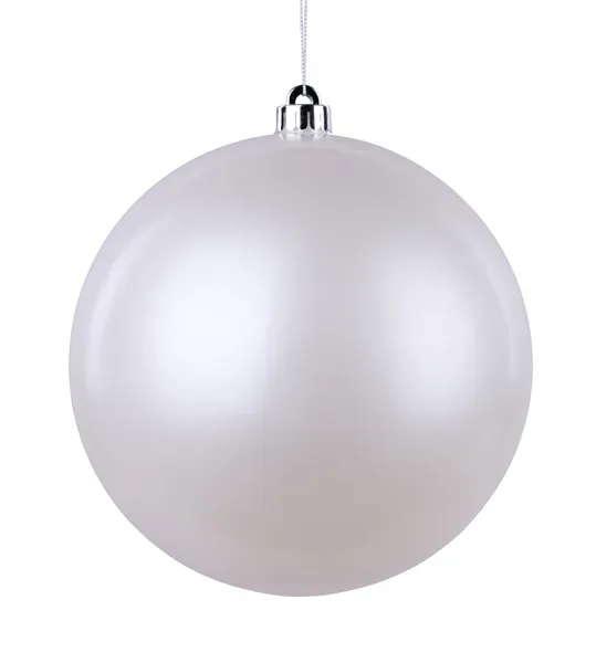 Pearl Ball Ornament White 200 mm