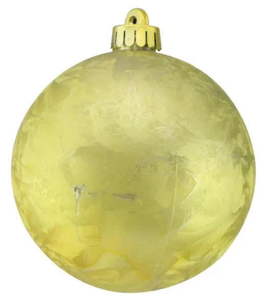 Feather Smooth Ball Ornament GOLD 200MM FEATHER