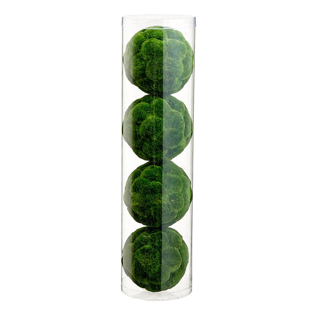 18H4.75"D MOSS ORB(4/ACE.TUBE)