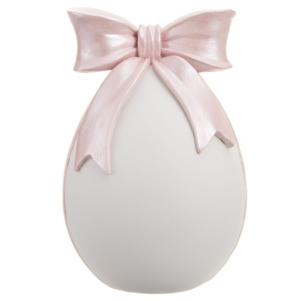 7.5"BOW EGG WH/PK