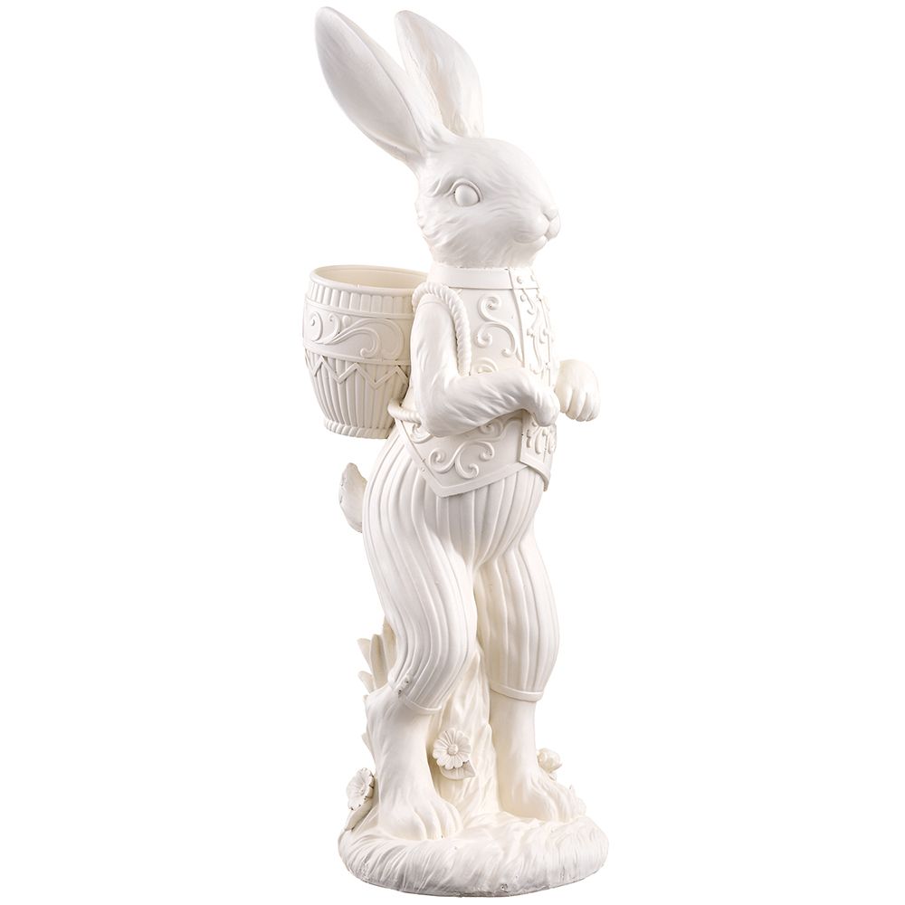 24.5" BUNNY CARRYING A BASKET