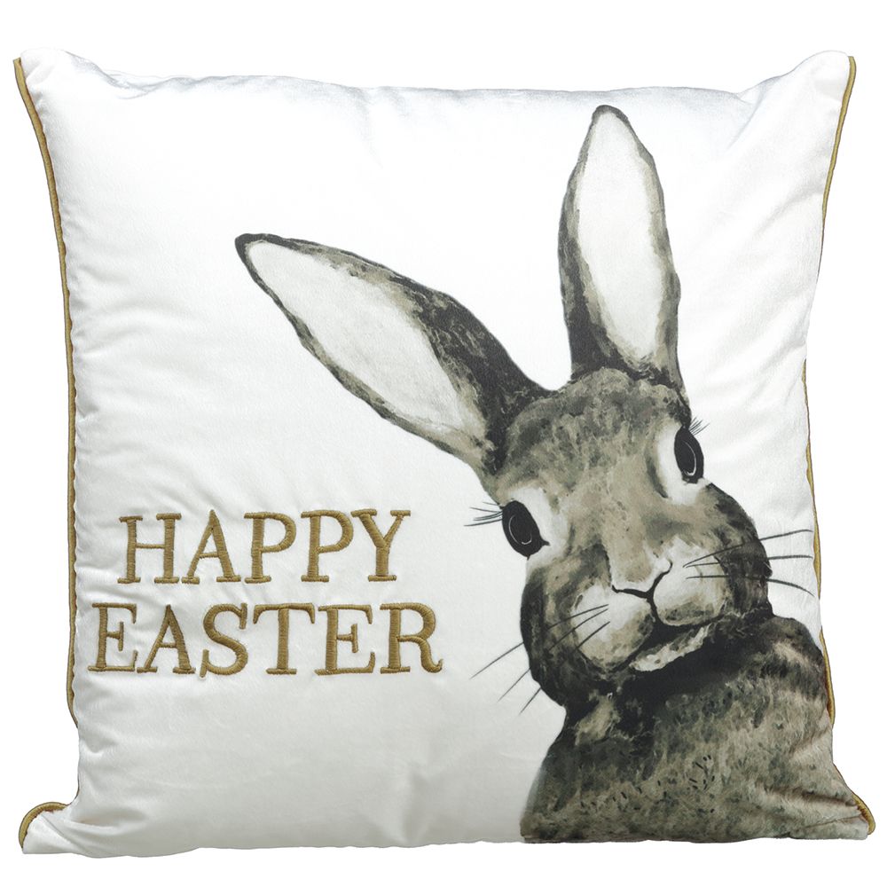 20"WX20"L EASTER BUNNY PILLOW