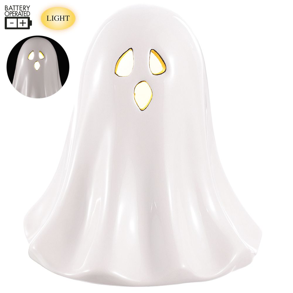 4.5"B/O GHOST WITH LIGHT WH
