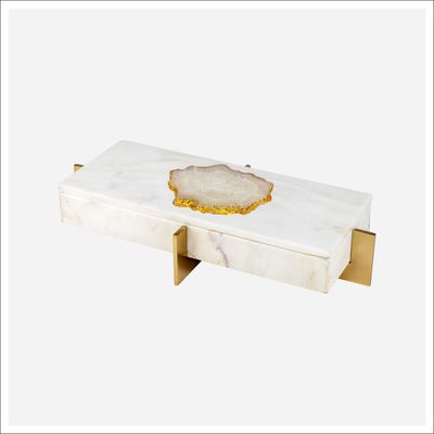 Hawley Box White, gold