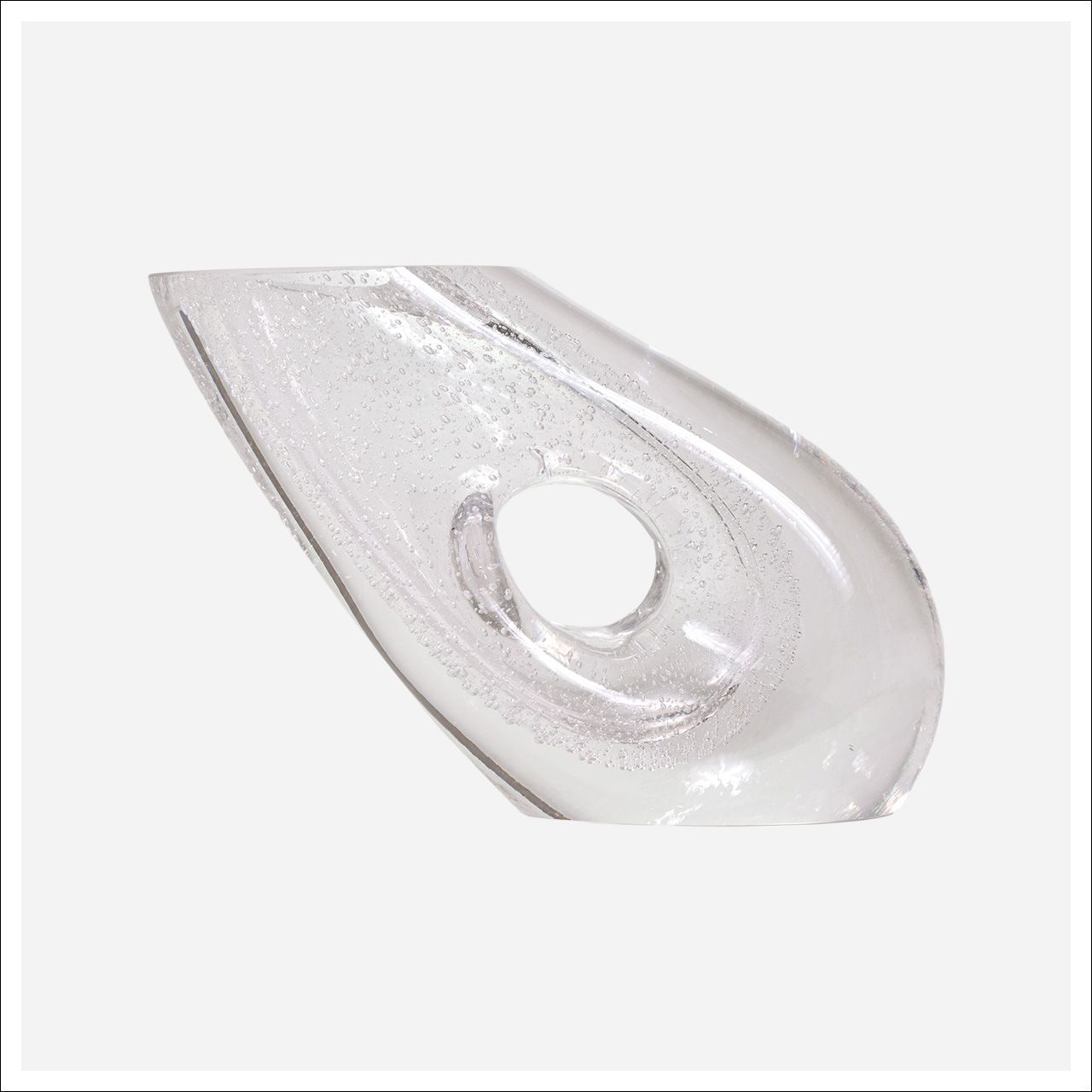 Daphne Sculptural Vase Clear