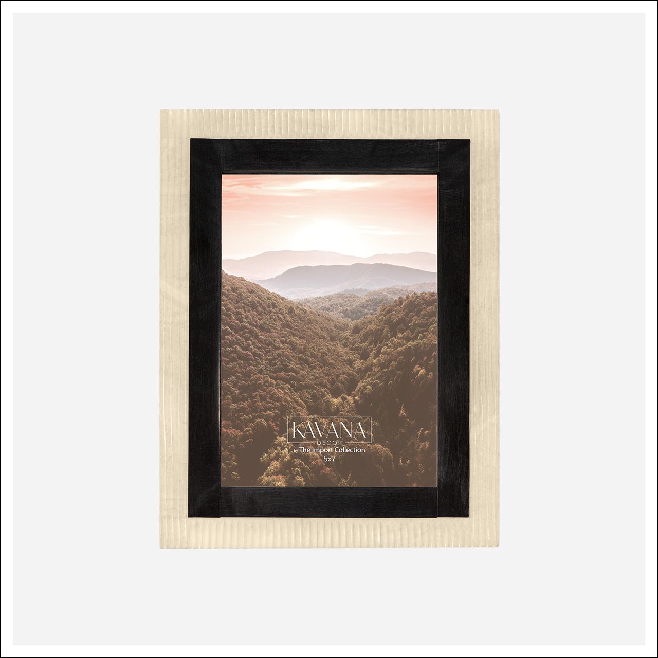 Walton Frame 5x7 Black, yellow