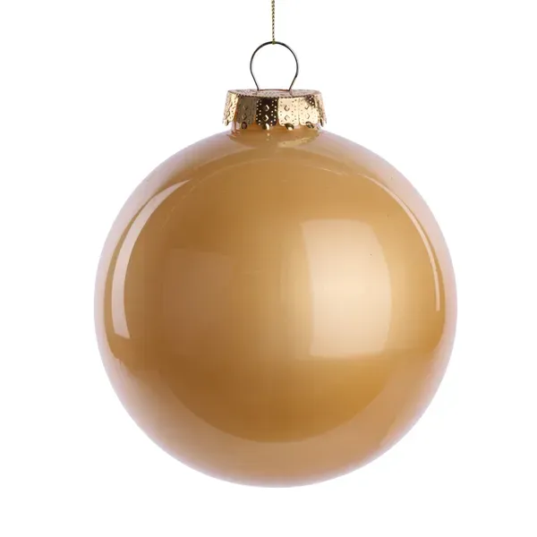 Lacquer/Glass Look Ornament Gold 150 mm Lacquer