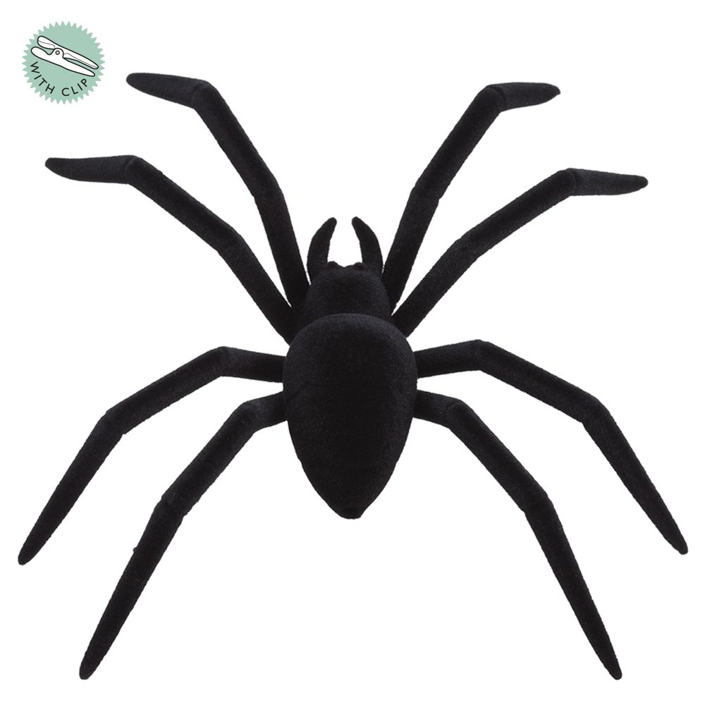 9.5"SPIDER WITH CLIP BK