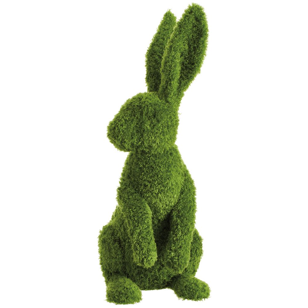 22"MOSS COVERED BUNNY GR