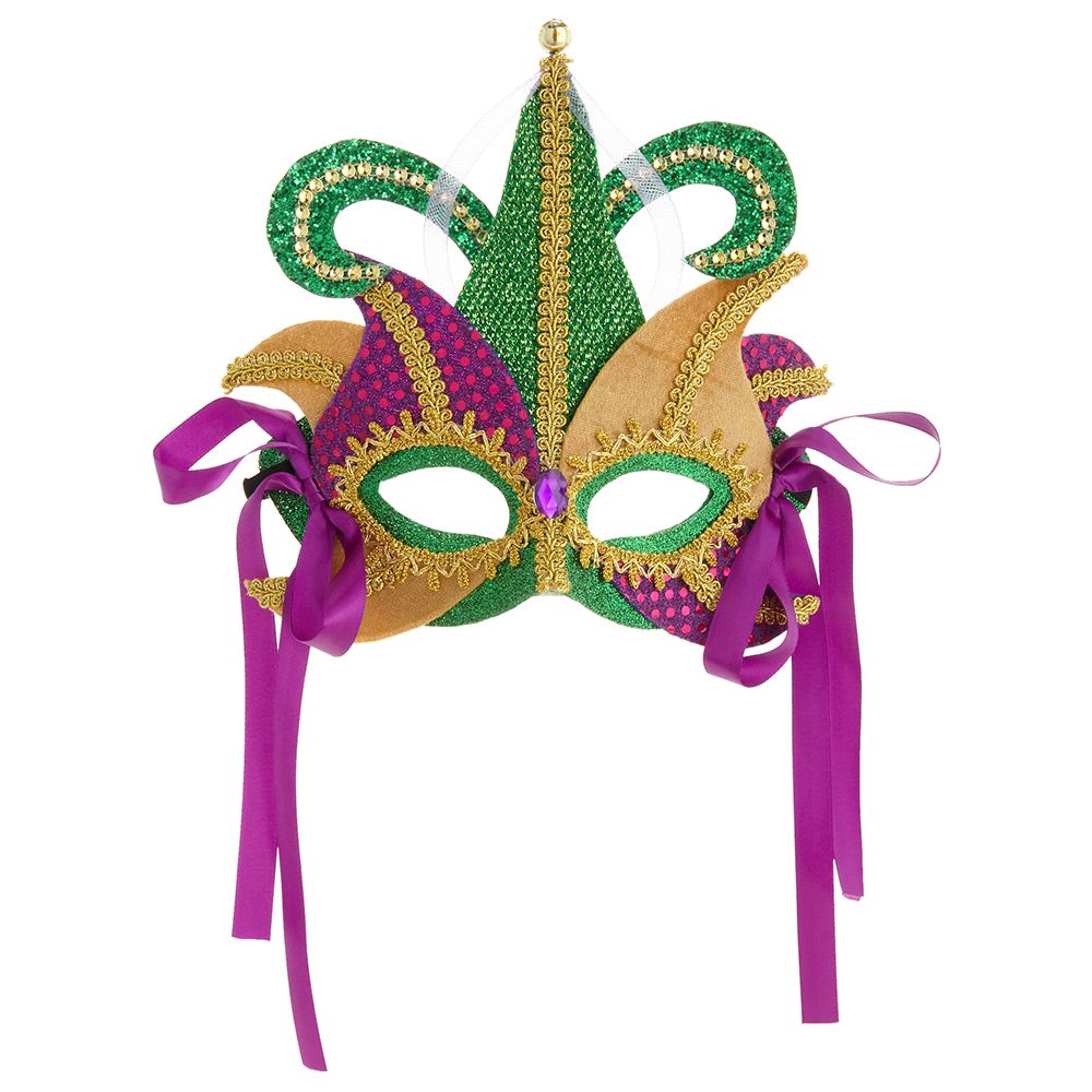 7.5"MARDI GRAS MASK MX