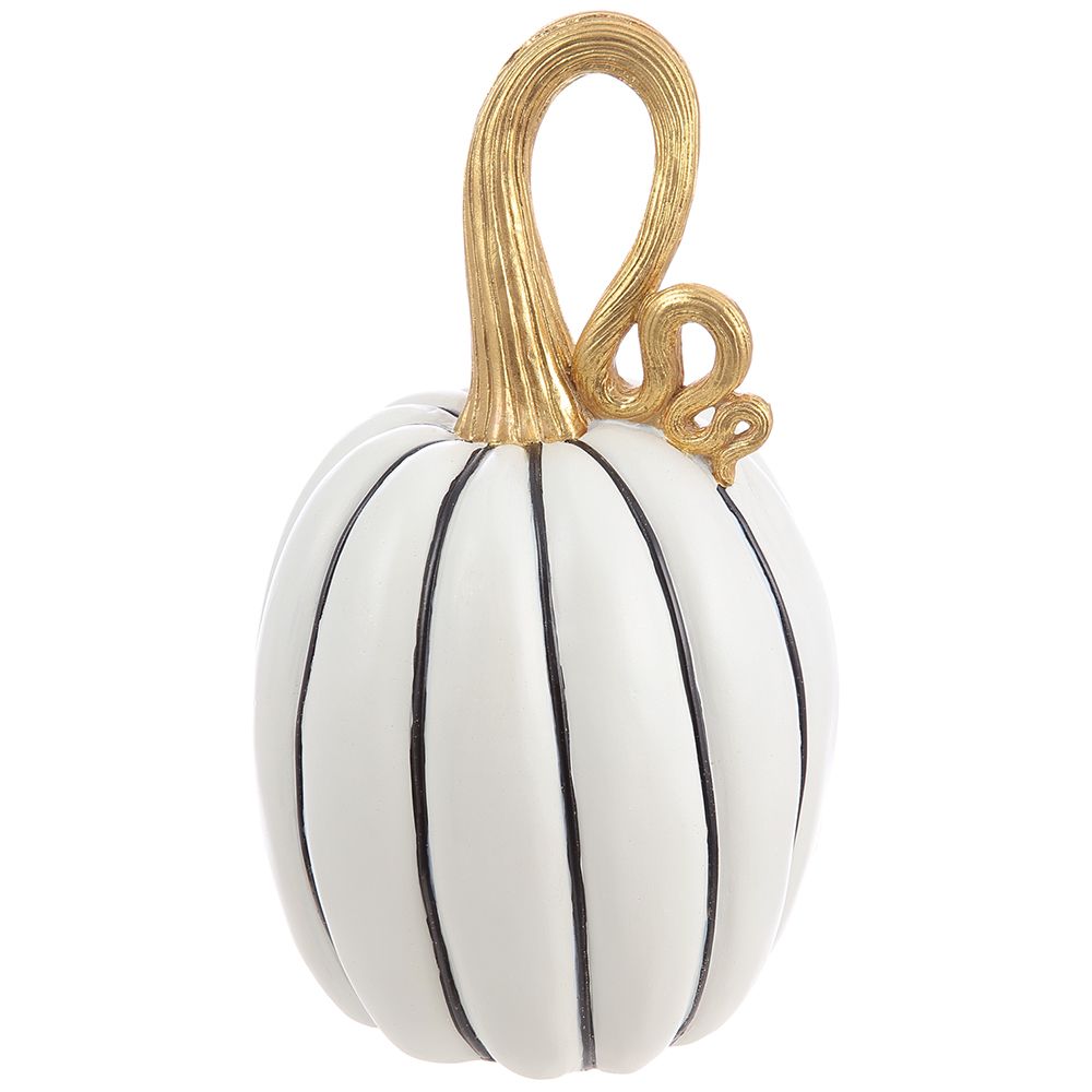 13"PUMPKIN WH/BK