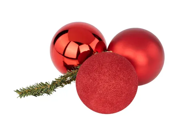 Ball Cluster Ornament RED 100MM