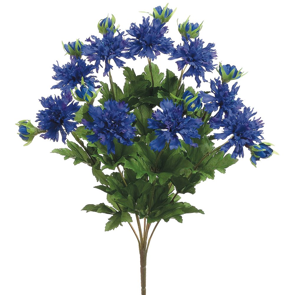 17"CORNFLOWER BUSH X9 BL