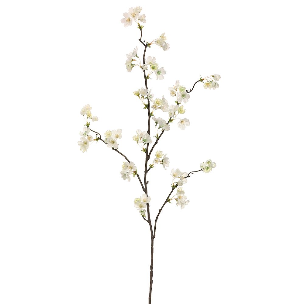 36"QUINCE BLOSSOM SPRAY CR