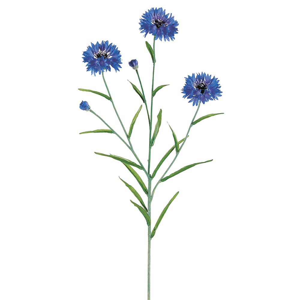 25.5"CORNFLOWER SPRAY BL