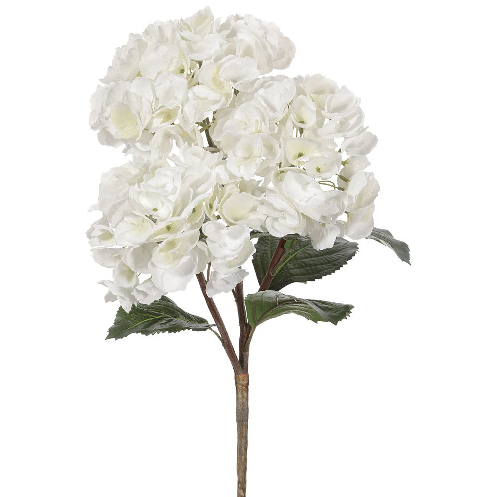 20"HYDRANGEA SPRAY WH