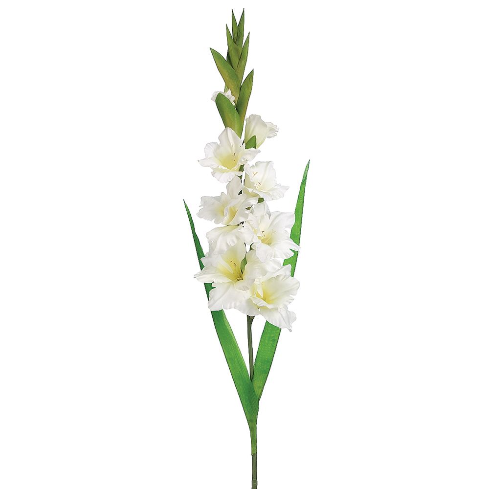 36.6"GLADIOLUS SPRAY WH
