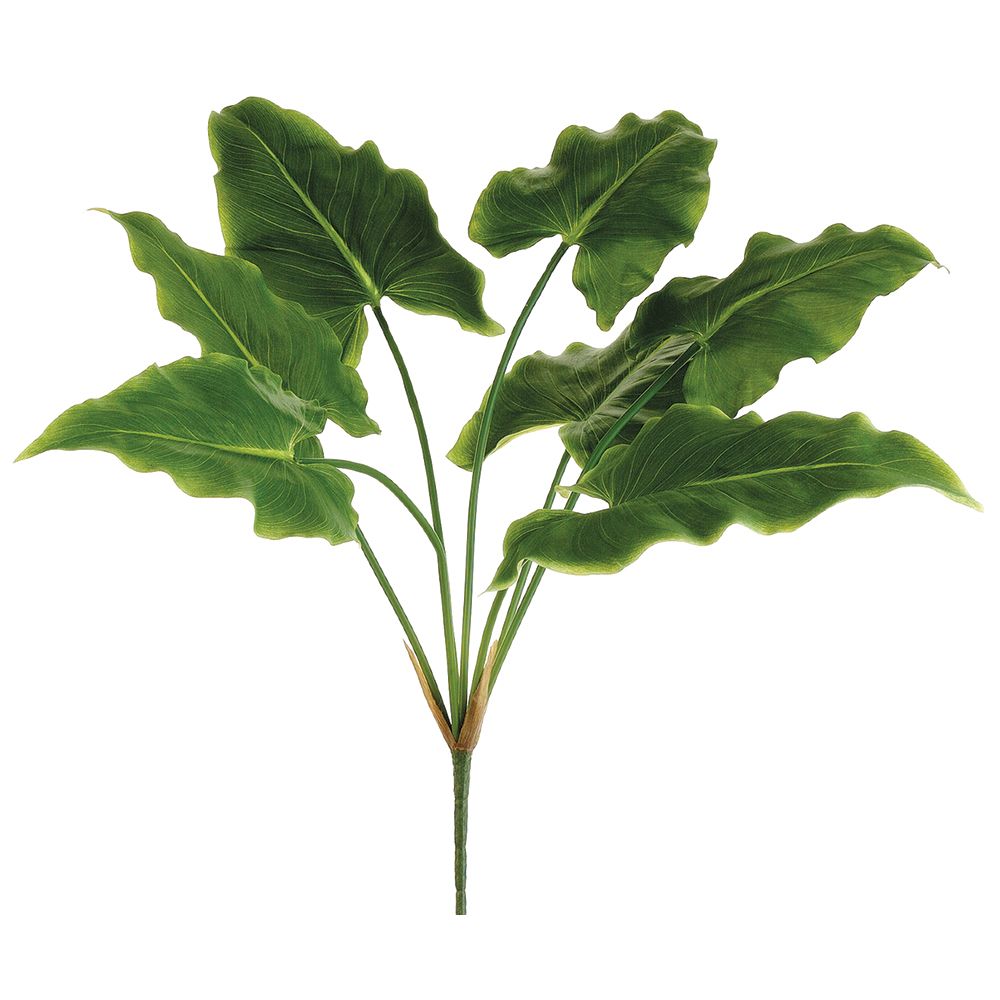 28"CALLA LILY LEAF BUSH X7 GR