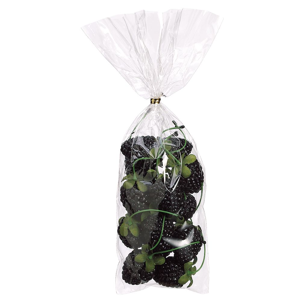 5H2"W BLACKBERRY (14/BAG) BK