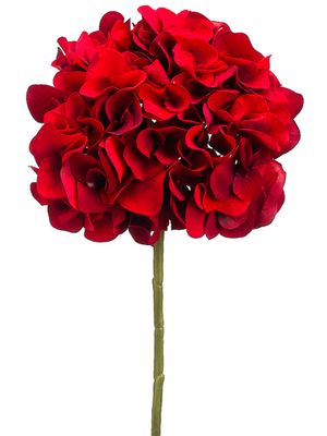 18.5"VELVET HYDRANGEA SPRAY RE