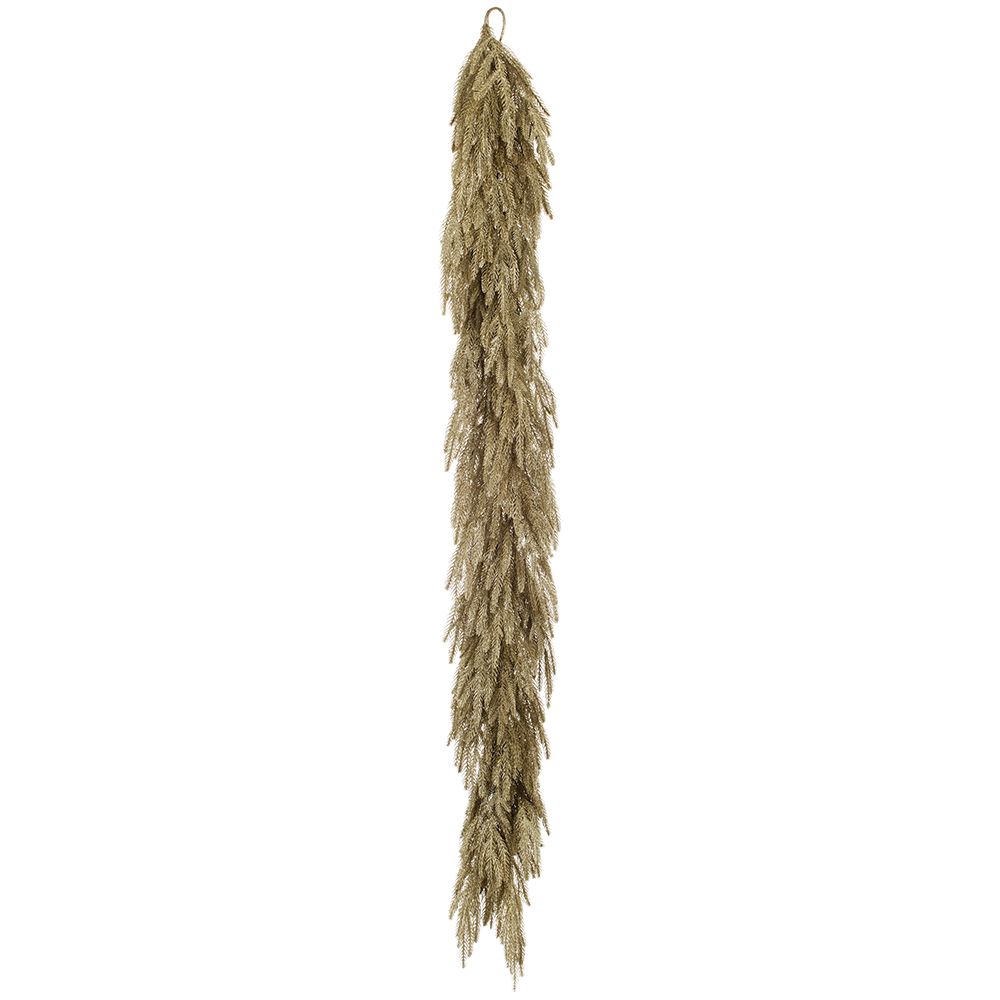 73"GLITTER WILLOW PINE GARLAND