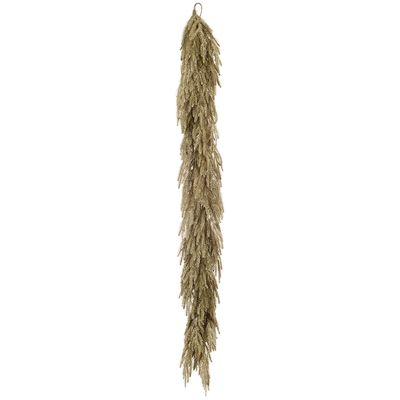 73"GLITTER WILLOW PINE GARLAND