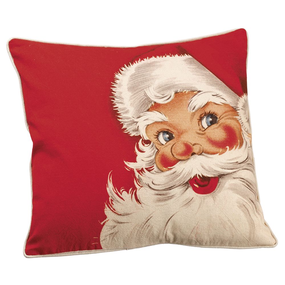 16W16"L SANTA PILLOW RE/BE