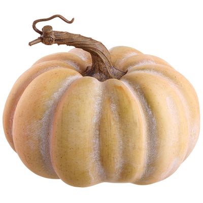 5.5"HX6.5"D PUMPKIN OR/GR
