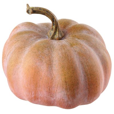 4"HX4.5"D PUMPKIN OR/GR
