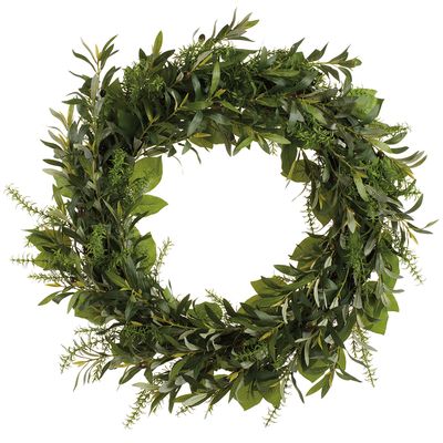 30"OLIVE/ROSEMARY WREATH GR