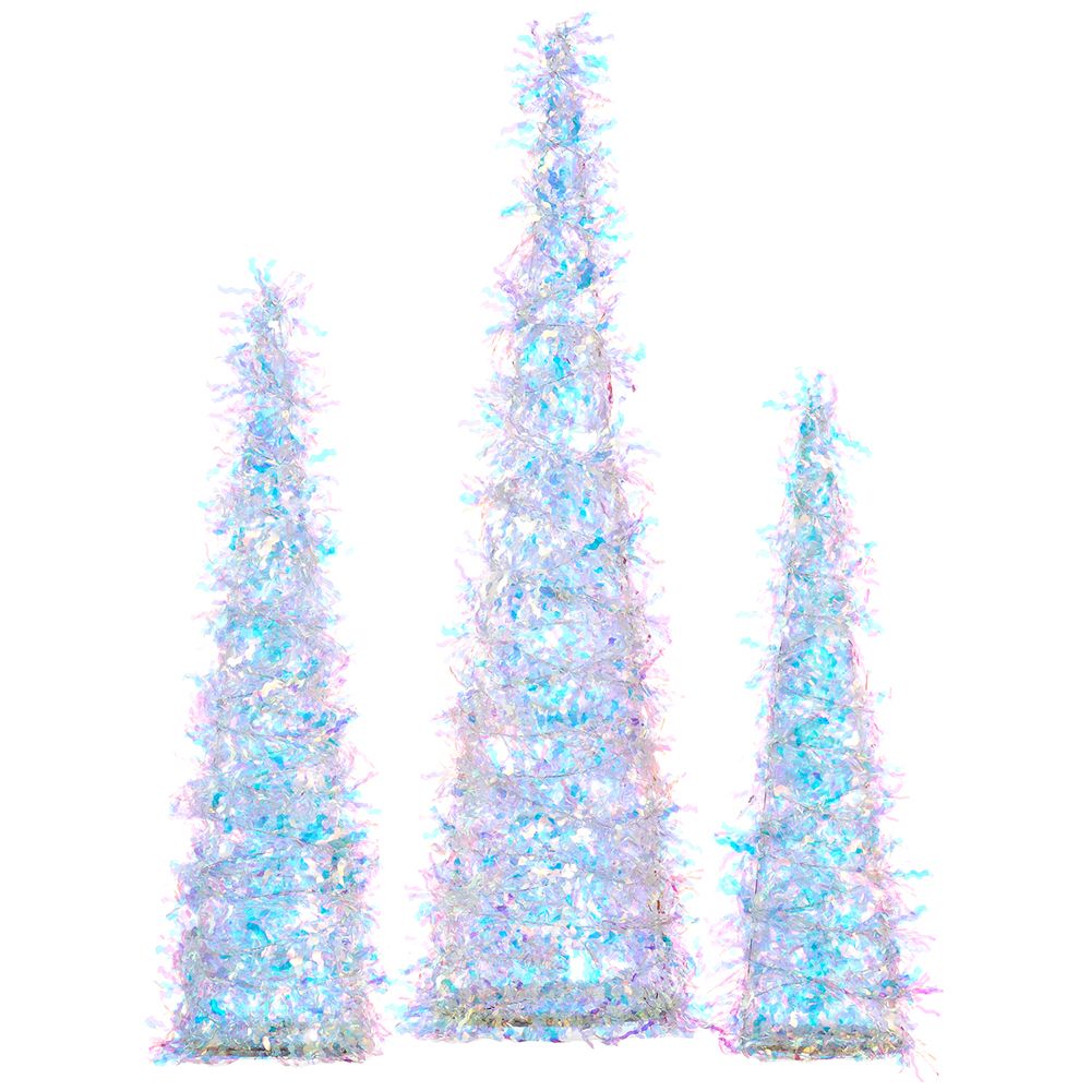 14.5-23"TINSEL CONE TOP.(3/ST)