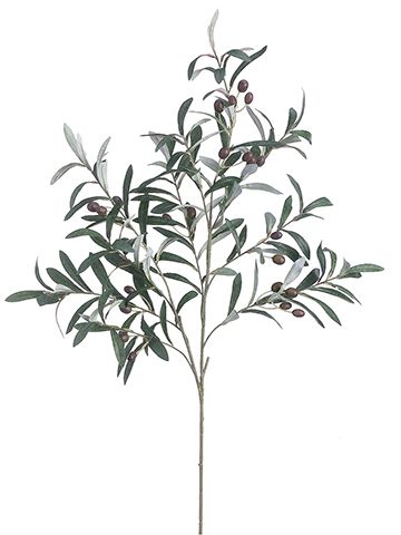 39"OLIVE SPRAY GR/PL