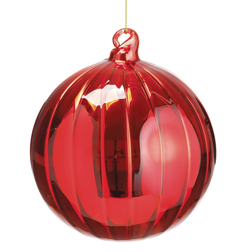 4.75"GLASS BALL ORNAMENT RE