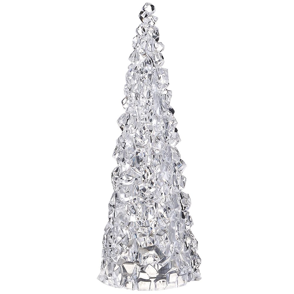 12"ICED CONE TOPIARY CW