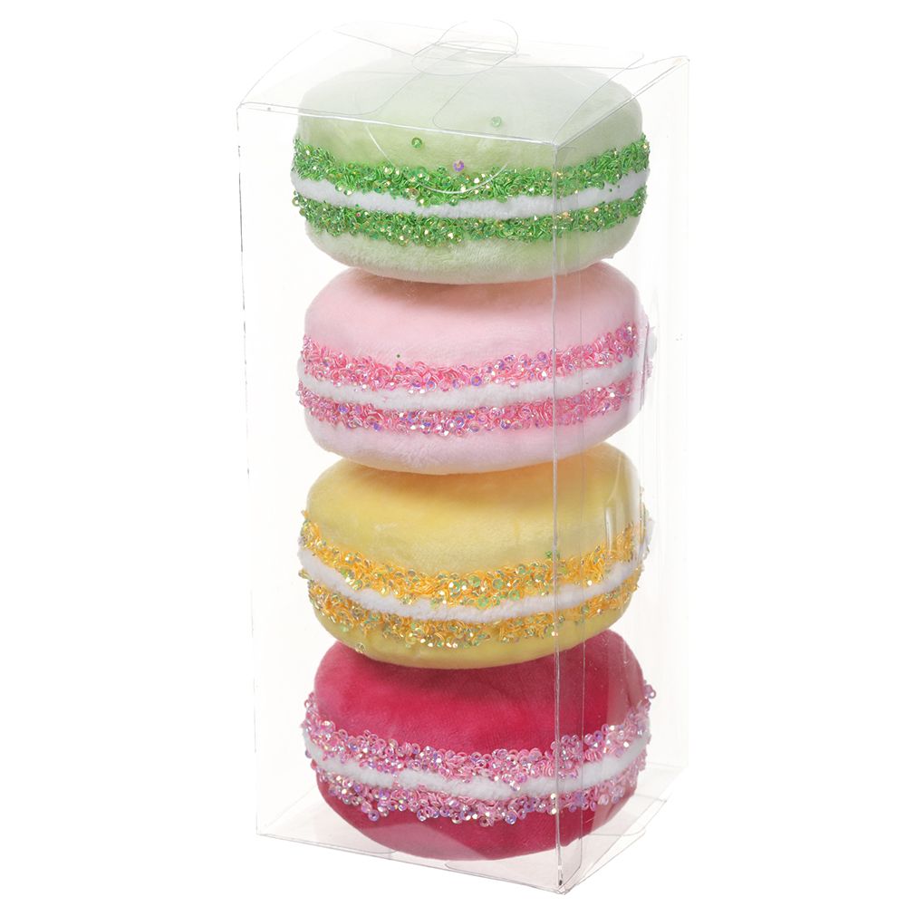 3.5"MACAROON ORNAMENT(4EA/BX)